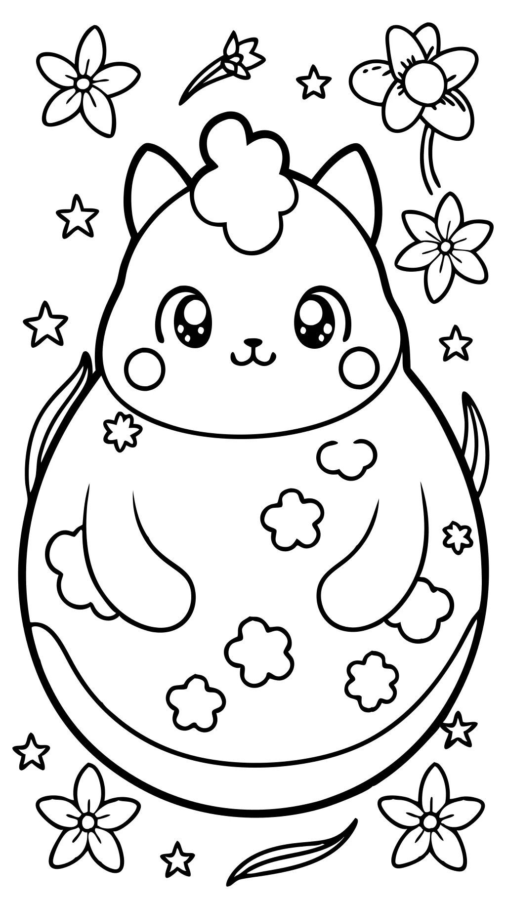 Páginas para colorear de SquishMallow PDF